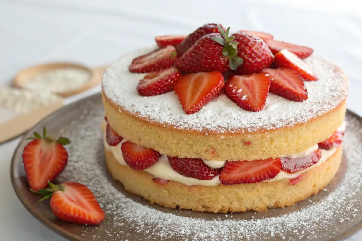 Strawberry Shortcake Cake