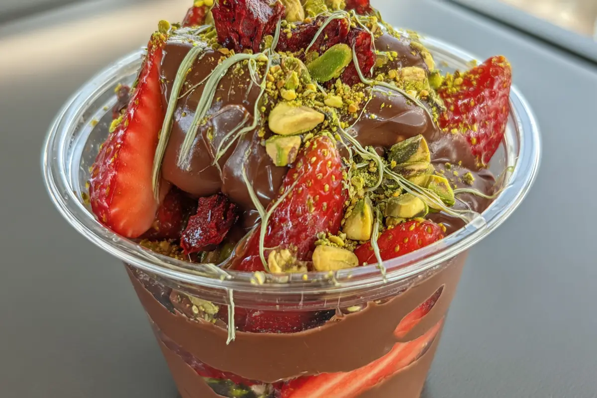 Dubai Chocolate Strawberry Cup