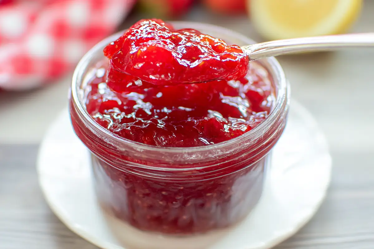 Fresh Strawberry Jam Small Batch