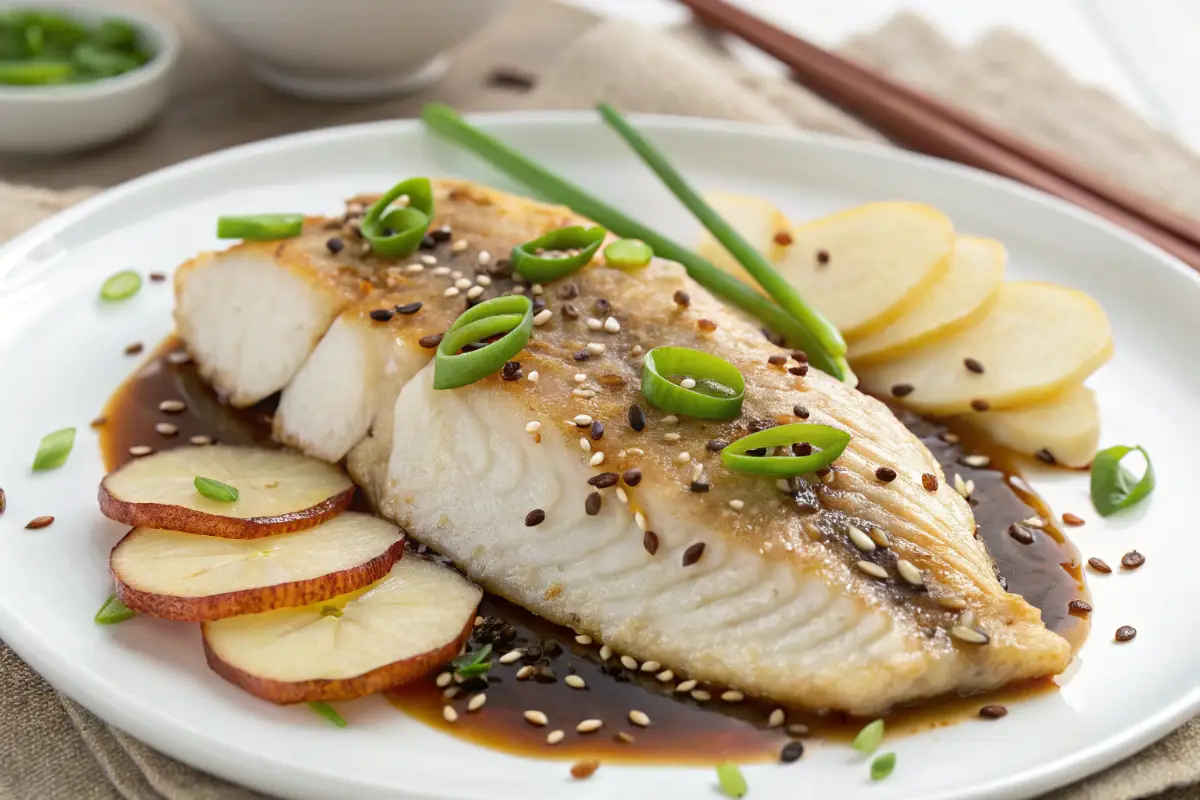 Asian Ginger Soy Baked Tilapia