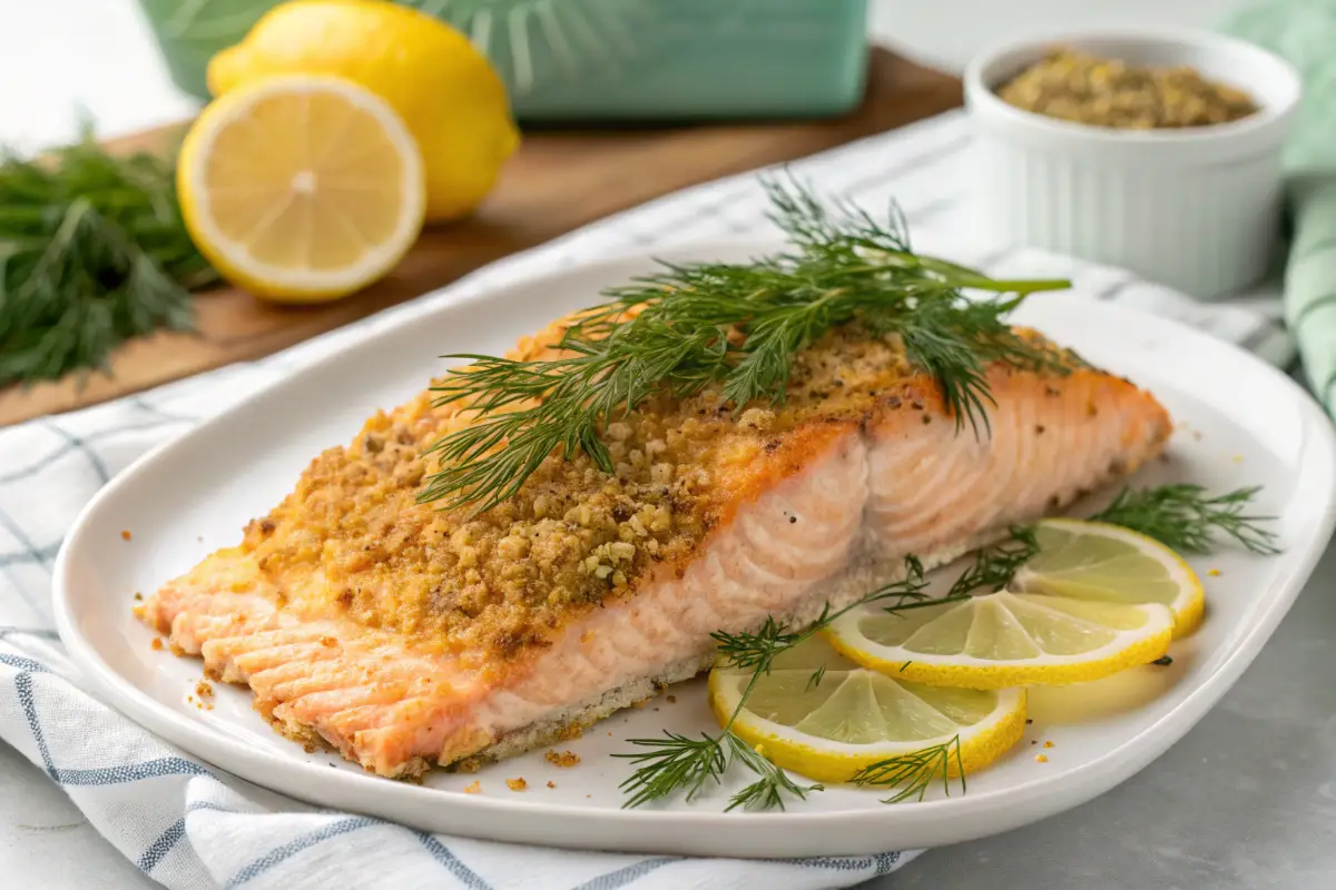 Baked Salmon with Dill and Lemon