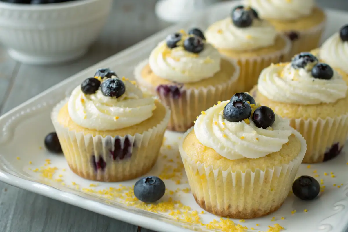 Lemon Blueberry Cupcakes