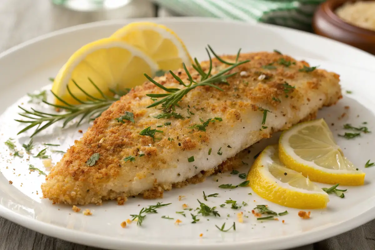 Panko-Crusted Baked Tilapia