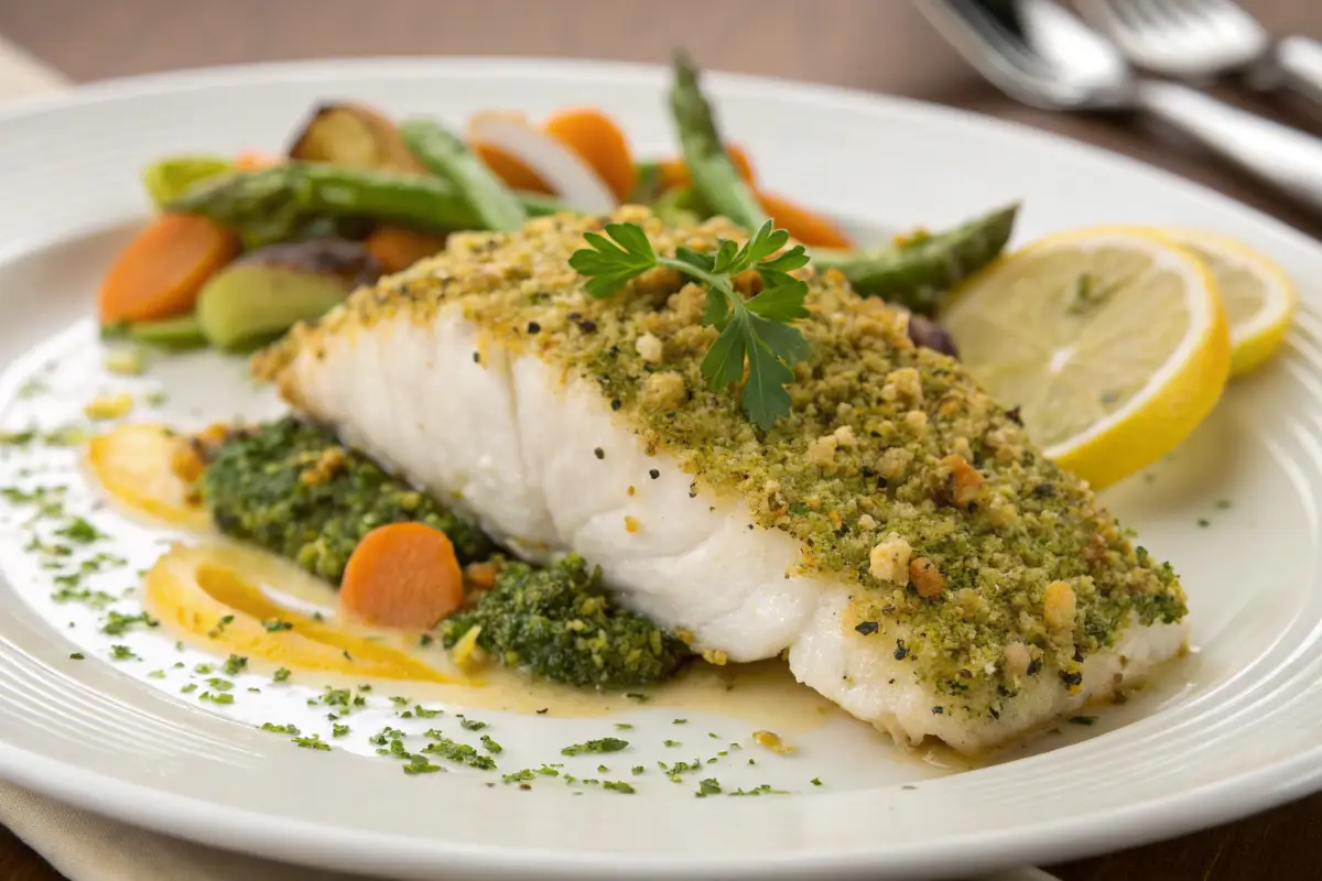 Pistachio-Crusted Baked Tilapia 