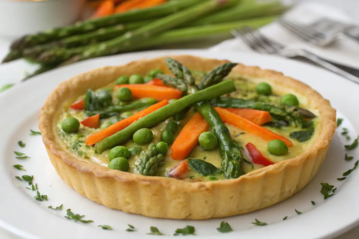 Spring Vegetable Tart