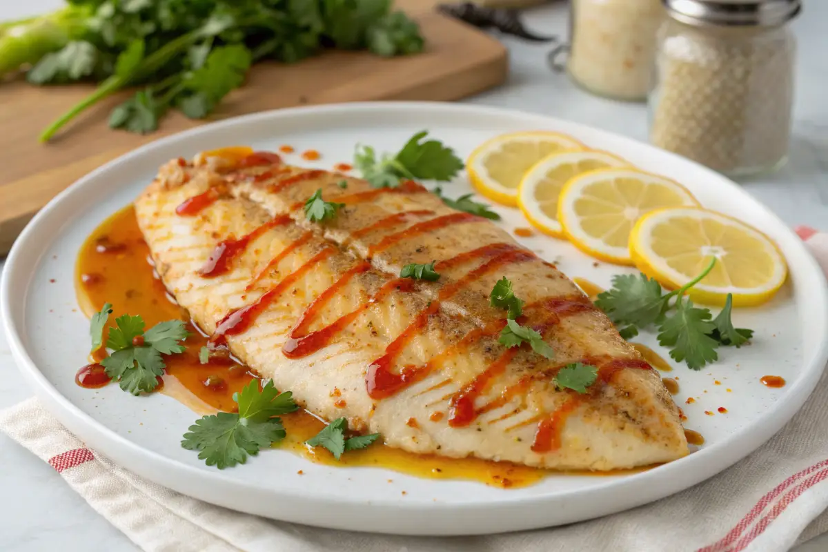 Sriracha Honey Baked Tilapia