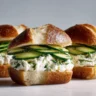 Cucumber Cream Cheese Finger Sandwiches