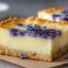 Lavender Lemon Bars with Shortbread Crust