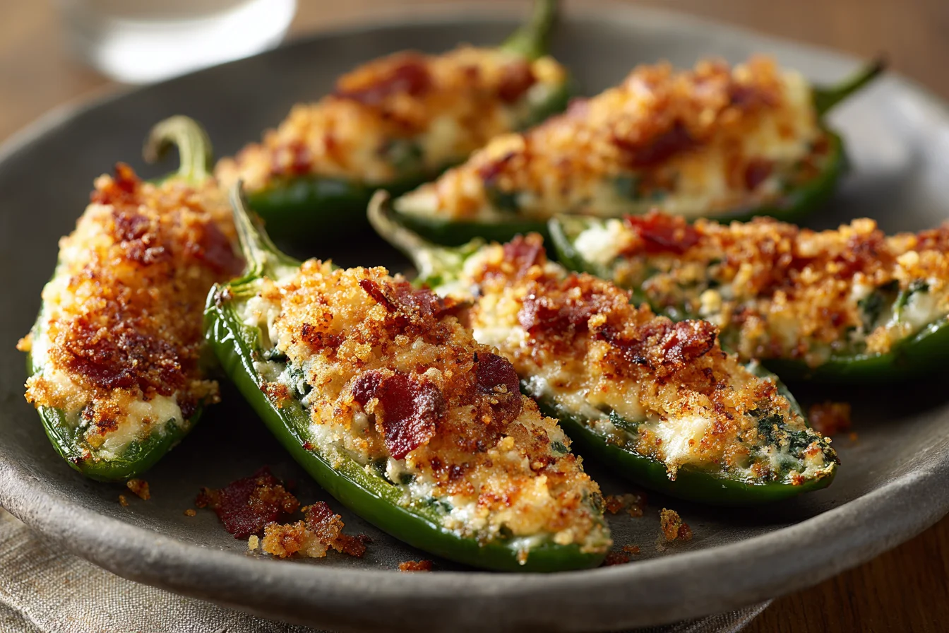 Sweet and Spicy Jalapeño Poppers