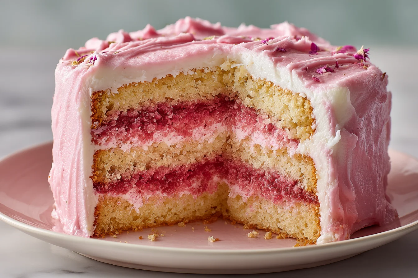 Rose Petal Layer Cake