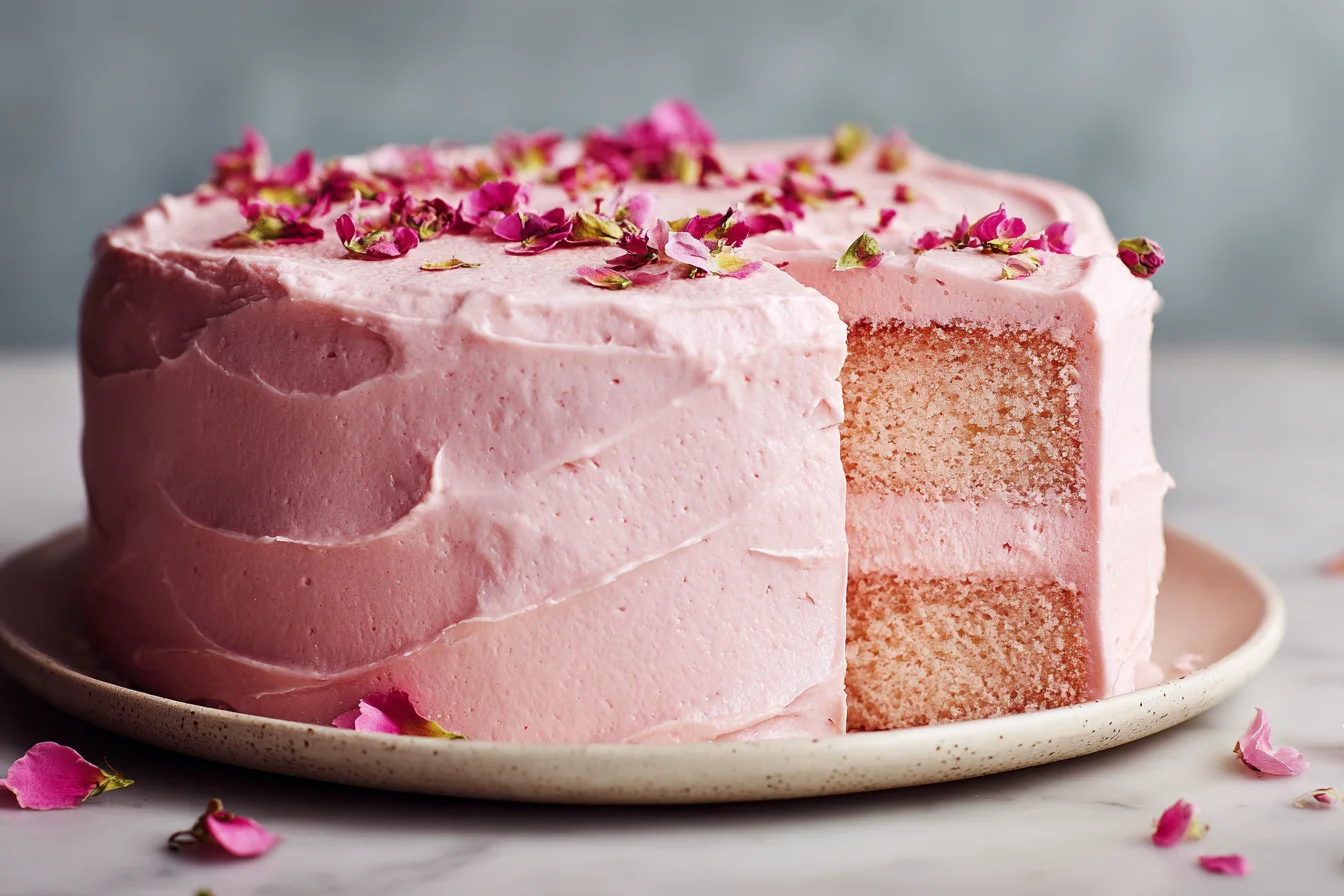 Rose Petal Layer Cake