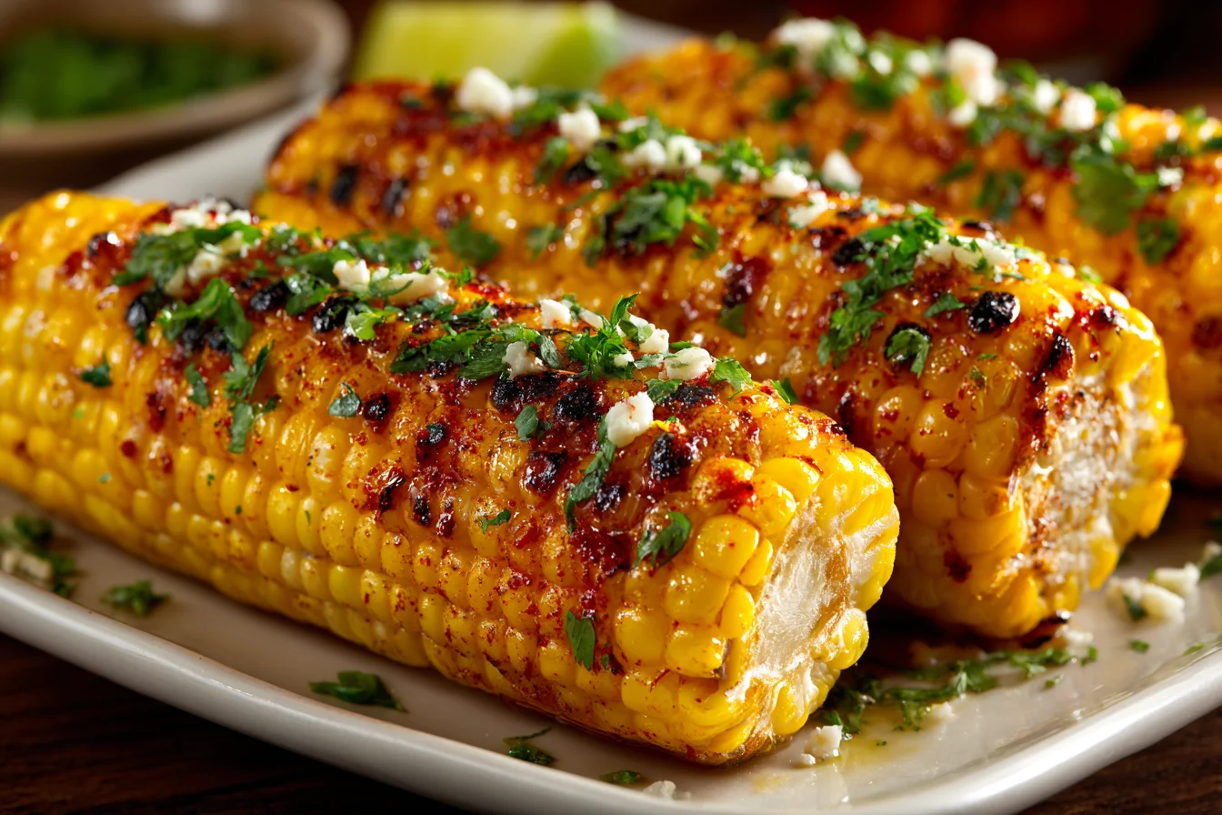 Grilled Corn on the Cob with Chili Butter