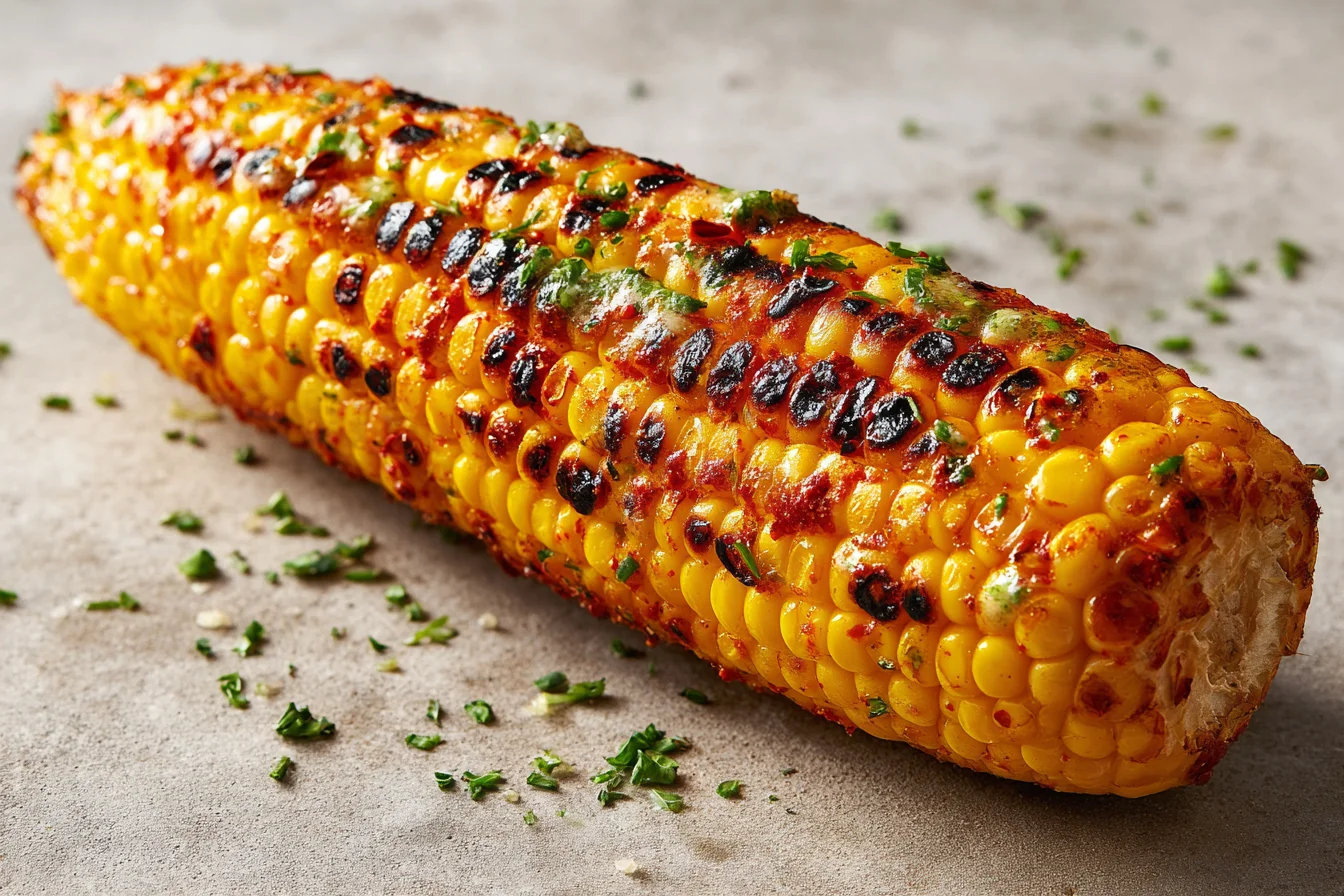 Grilled Corn on the Cob with Chili Butter