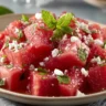 Watermelon Feta Mint Salad