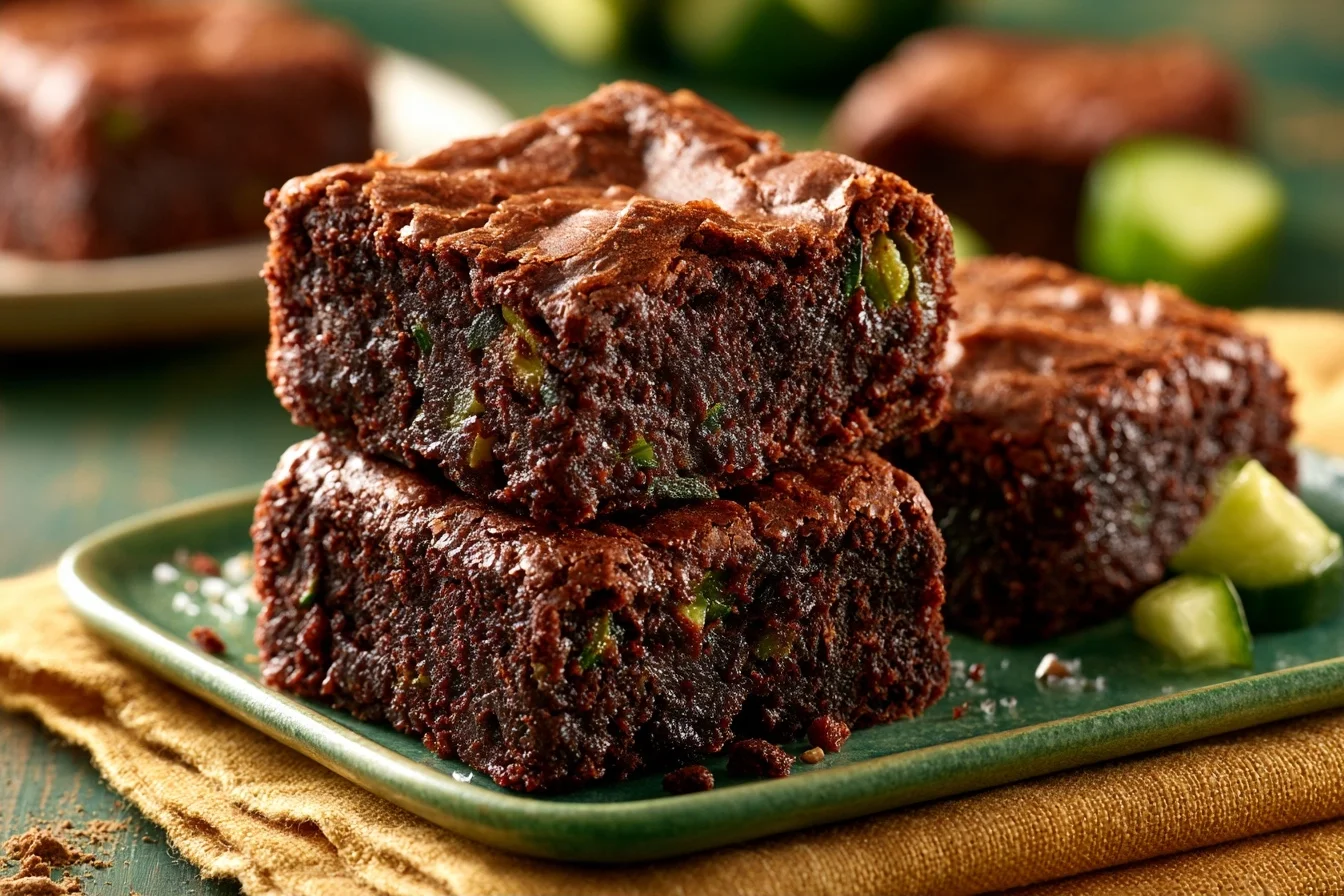 Fudgy Zucchini Brownies