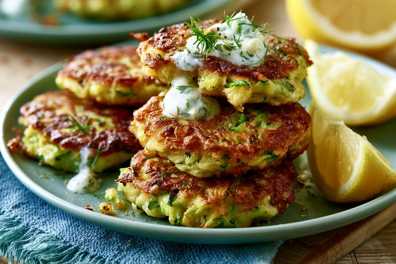 Crispy Zucchini Fritters