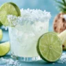 Coconut Water Electrolyte Drink with Lime and Sea Salt