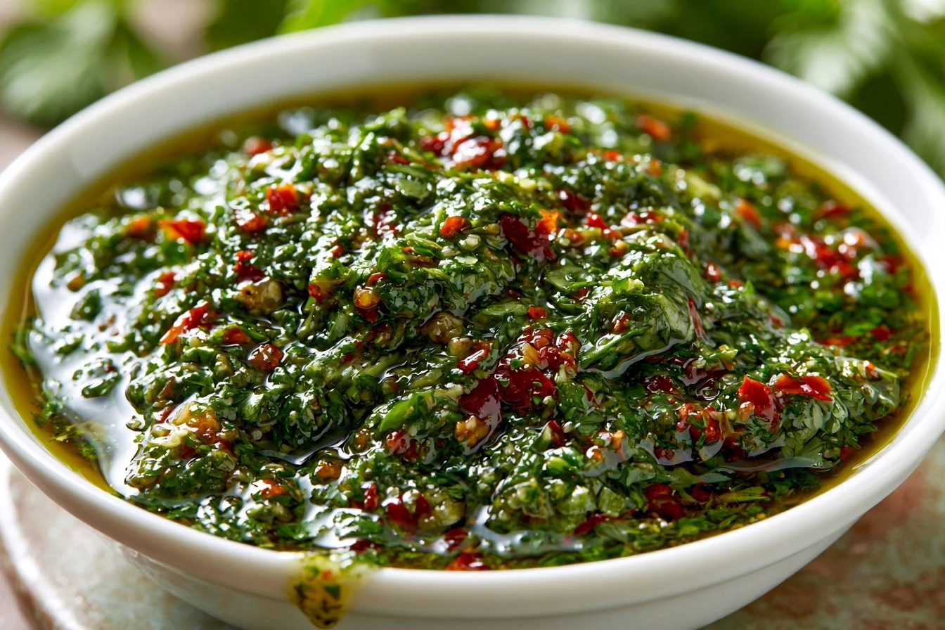 authentic argentinian chimichurri sauce