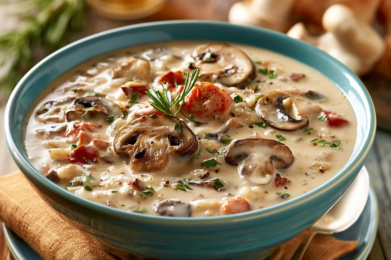 Hearty Barley Mushroom Soup