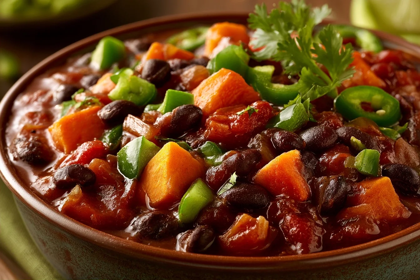 Sweet Potato Black Bean Chili
