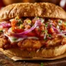 chicken milanesa sandwich